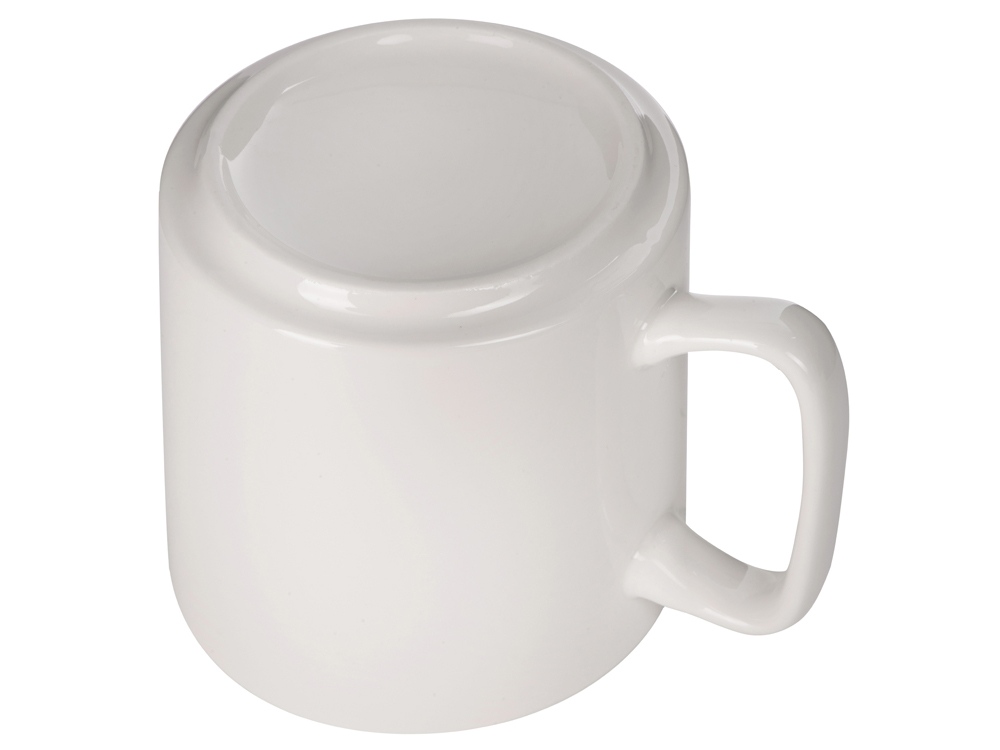 Кружка Kos, 370 мл, белый, с квадратной ручкой (Изображение 3)
