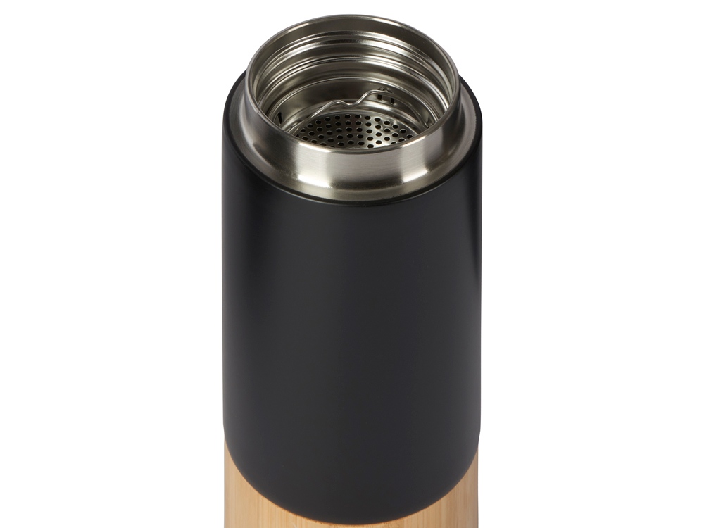 Вакуумный термос с ручкой Hedge, 550 мл, черный (Изображение 5)