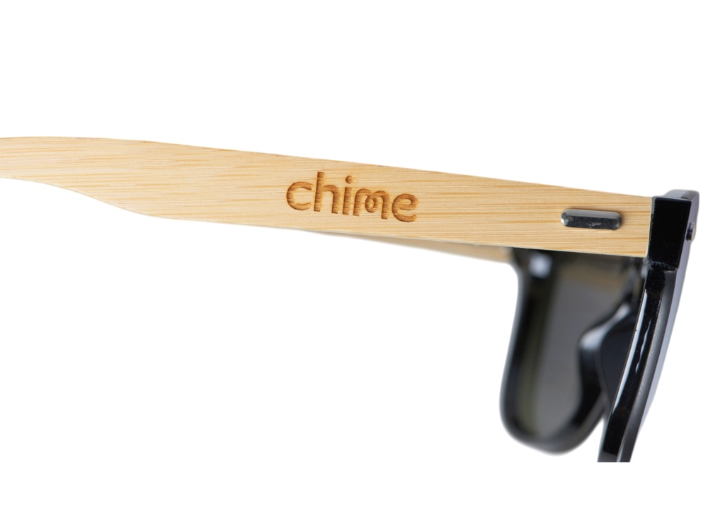 Солнцезащитные очки из бамбука с зеркальной линзой Rockwood Motion, синий (гравировка) (Изображение 2)