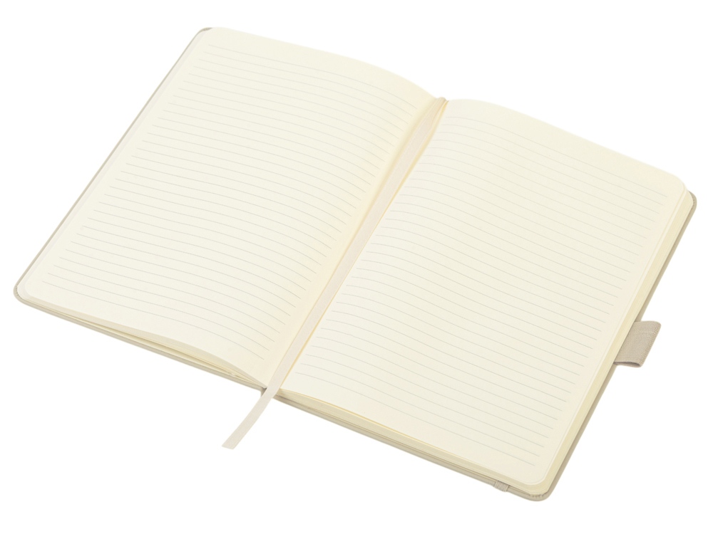 Блокнот А5 в твердой обложке Vision 2.0 soft-touch (бежевый)  (Изображение 2)