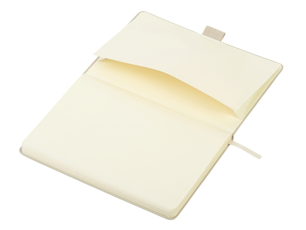 Блокнот А5 в твердой обложке Vision 2.0 soft-touch (бежевый)  (Изображение 5)