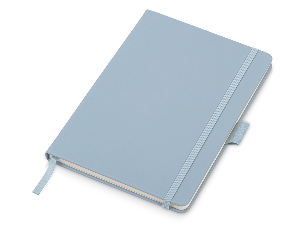 Блокнот А5 в твердой обложке Vision 2.0 soft-touch (голубой) 