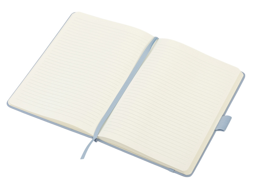 Блокнот А5 в твердой обложке Vision 2.0 soft-touch (голубой)  (Изображение 2)