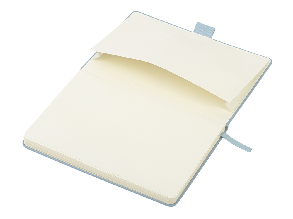 Блокнот А5 в твердой обложке Vision 2.0 soft-touch (голубой)  (Изображение 5)