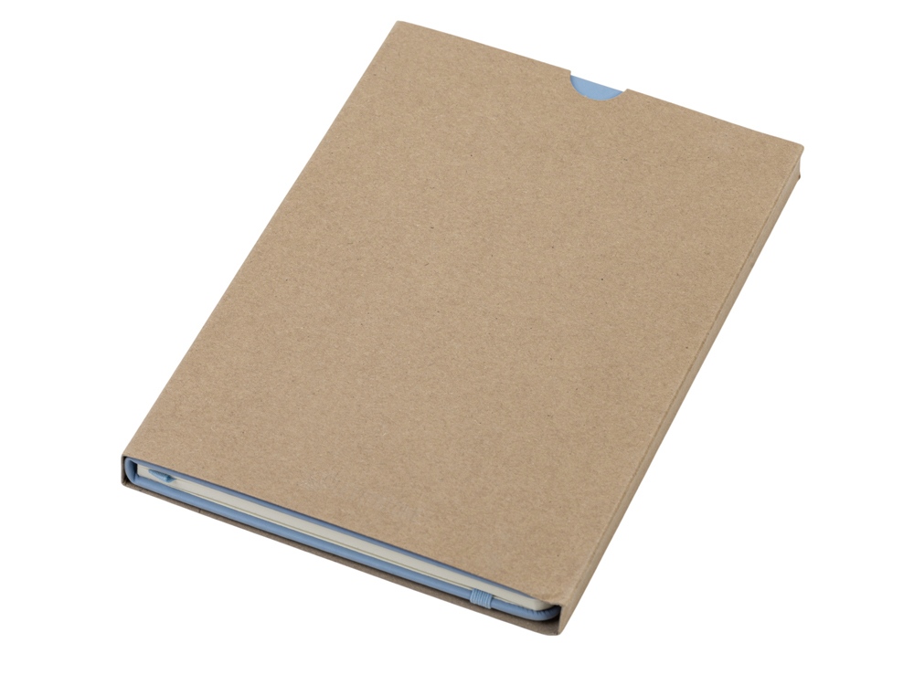 Блокнот А5 в твердой обложке Vision 2.0 soft-touch (голубой)  (Изображение 6)