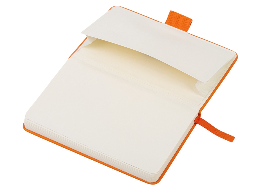 Блокнот А6 в твердой обложке Vision 2.0 soft-touch (оранжевый) А6 (Изображение 5)