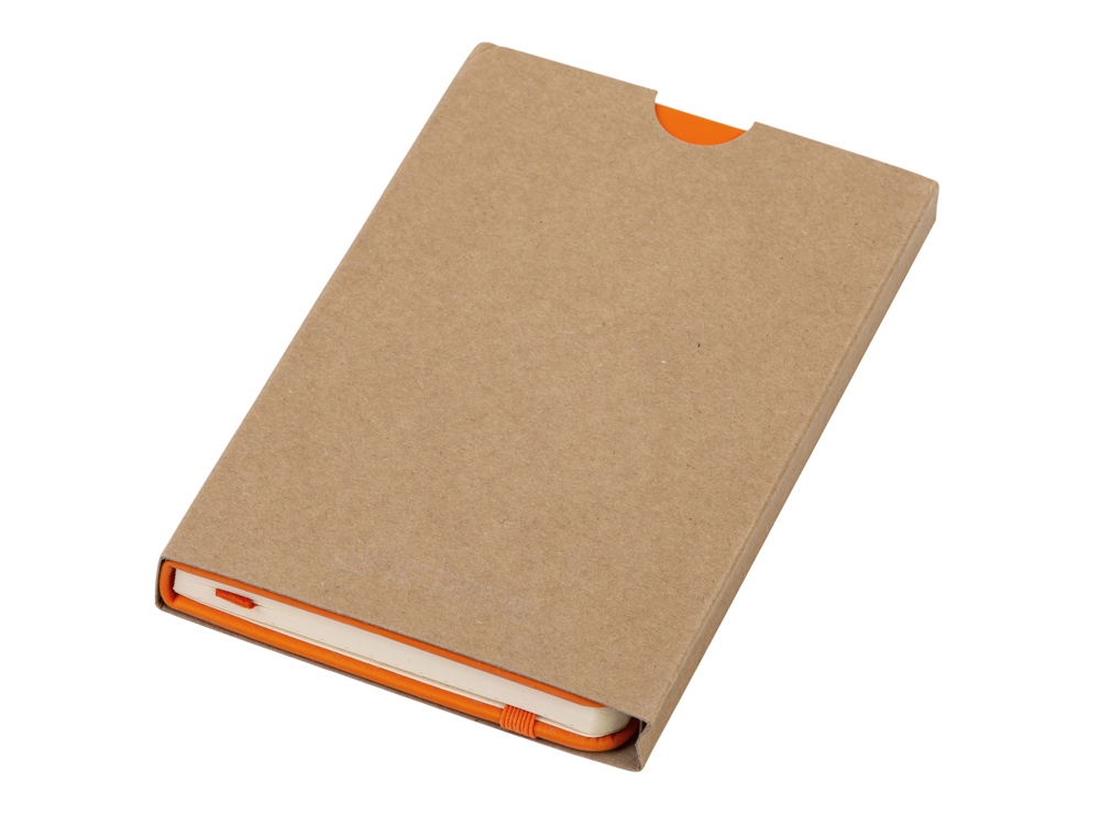 Блокнот А6 в твердой обложке Vision 2.0 soft-touch (оранжевый) А6 (Изображение 6)