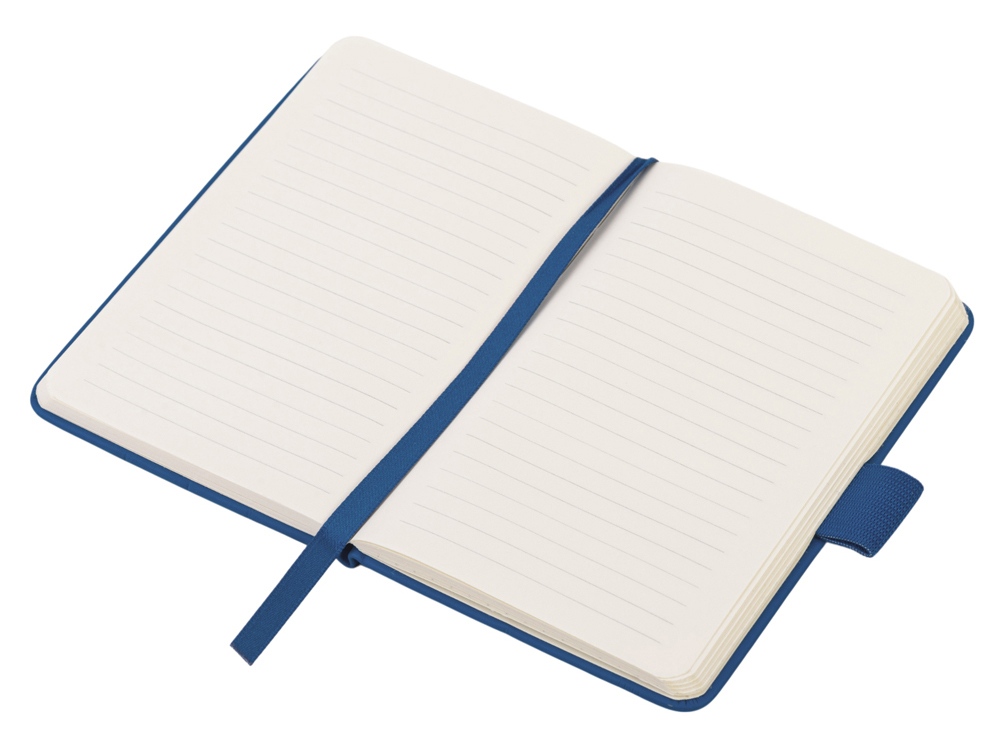 Блокнот А6 в твердой обложке Vision 2.0 soft-touch (синий) А6 (Изображение 2)