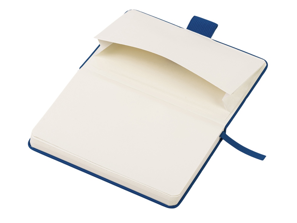 Блокнот А6 в твердой обложке Vision 2.0 soft-touch (синий) А6 (Изображение 5)