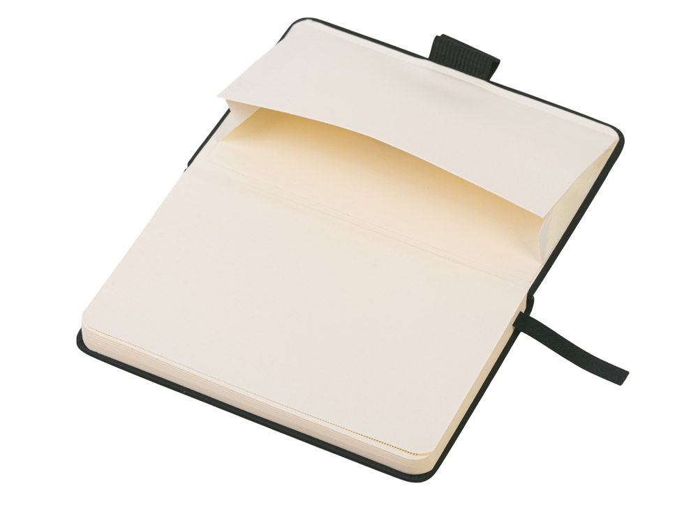 Блокнот А6 в твердой обложке Vision 2.0 soft-touch (черный) А6 (Изображение 5)