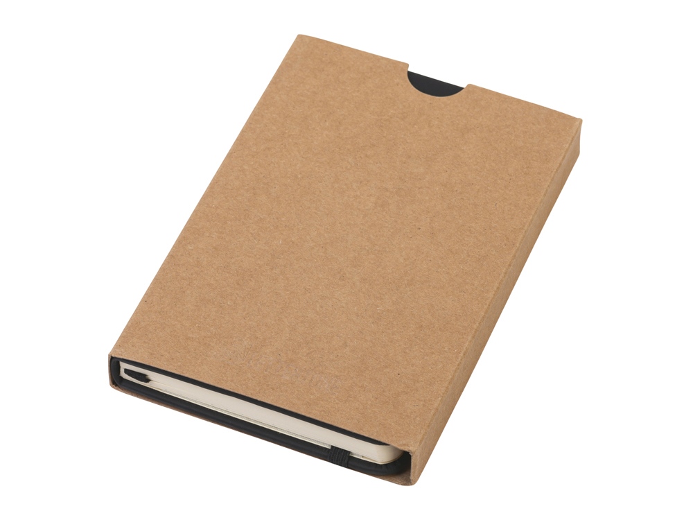 Блокнот А6 в твердой обложке Vision 2.0 soft-touch (черный) А6 (Изображение 6)