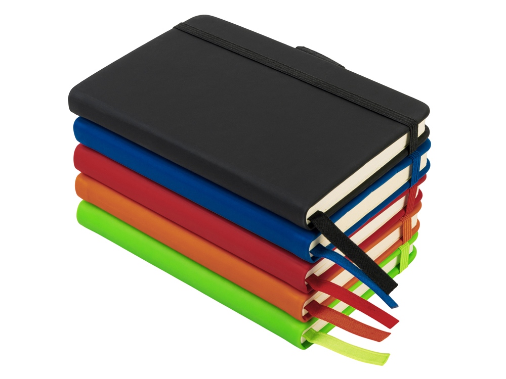 Блокнот А6 в твердой обложке Vision 2.0 soft-touch (черный) А6 (Изображение 7)