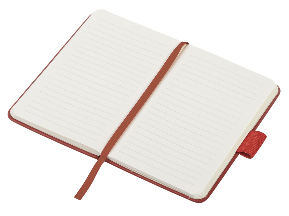 Блокнот А6 в твердой обложке Vision 2.0 soft-touch (красный) А6 (Изображение 2)