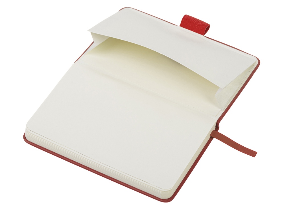 Блокнот А6 в твердой обложке Vision 2.0 soft-touch (красный) А6 (Изображение 5)