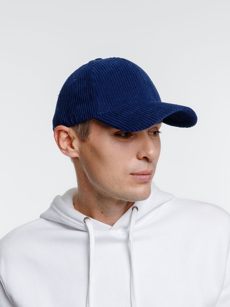 Бейсболка Soft Core, темно-синяя (Изображение 5)