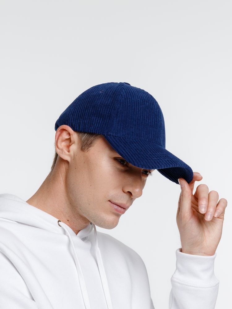 Бейсболка Soft Core, темно-синяя (Изображение 6)