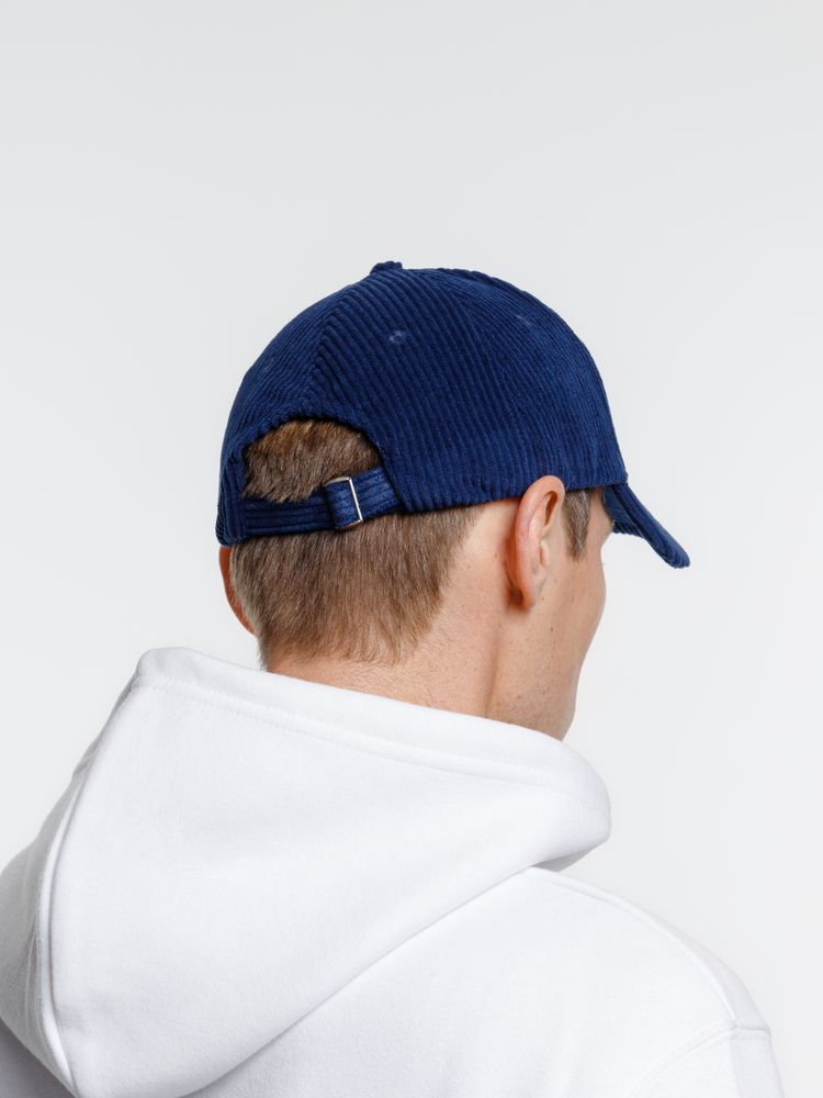 Бейсболка Soft Core, темно-синяя (Изображение 7)