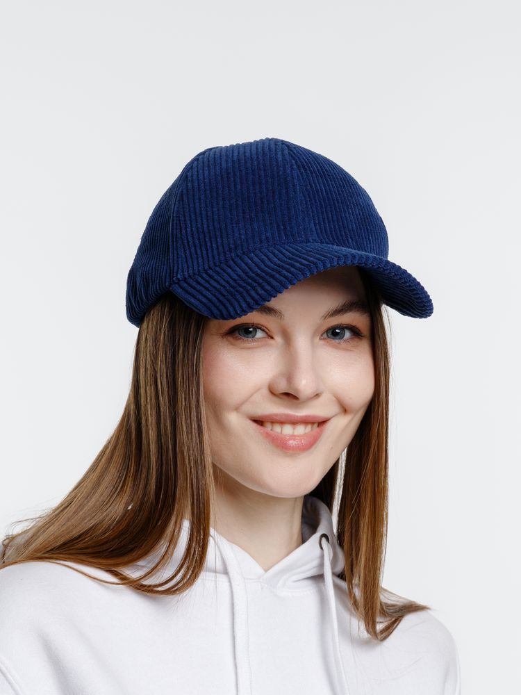 Бейсболка Soft Core, темно-синяя (Изображение 8)