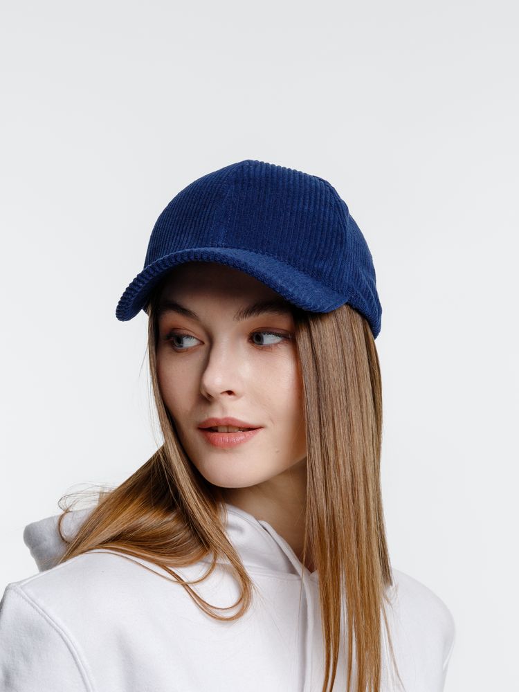 Бейсболка Soft Core, темно-синяя (Изображение 9)