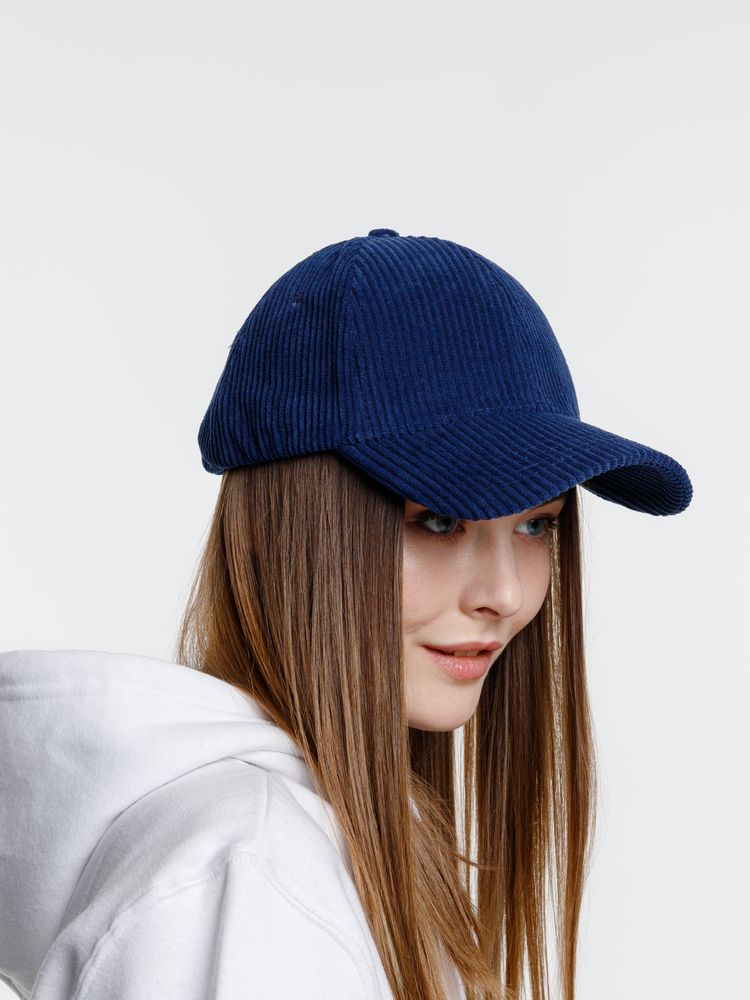 Бейсболка Soft Core, темно-синяя (Изображение 10)