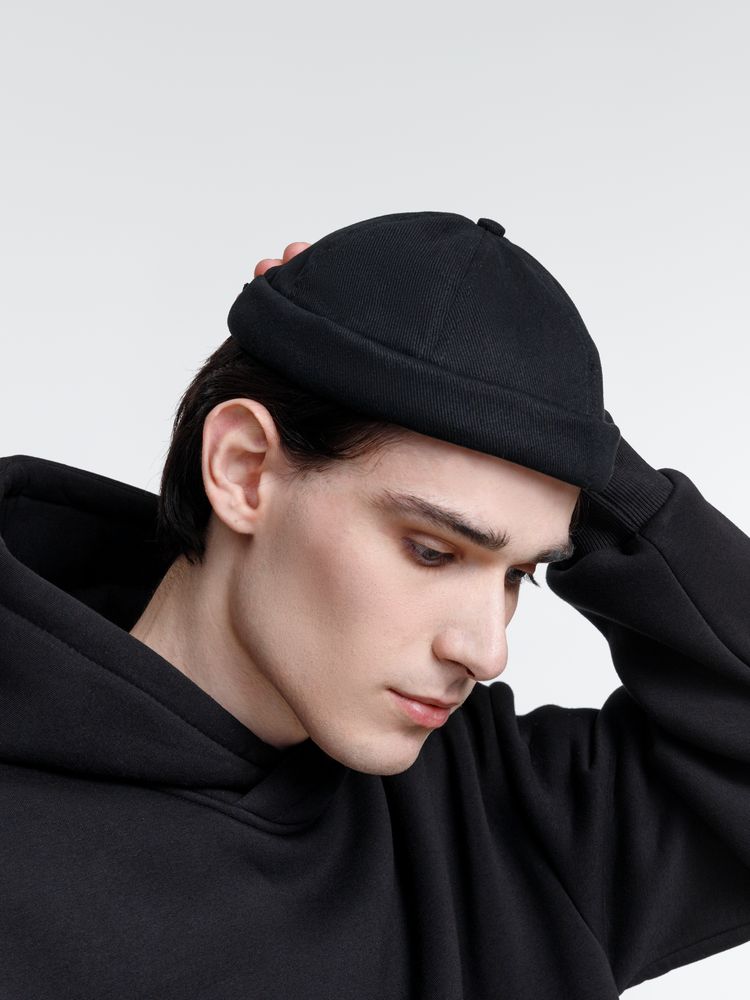 Кепка без козырька Marinero, черная (Изображение 7)