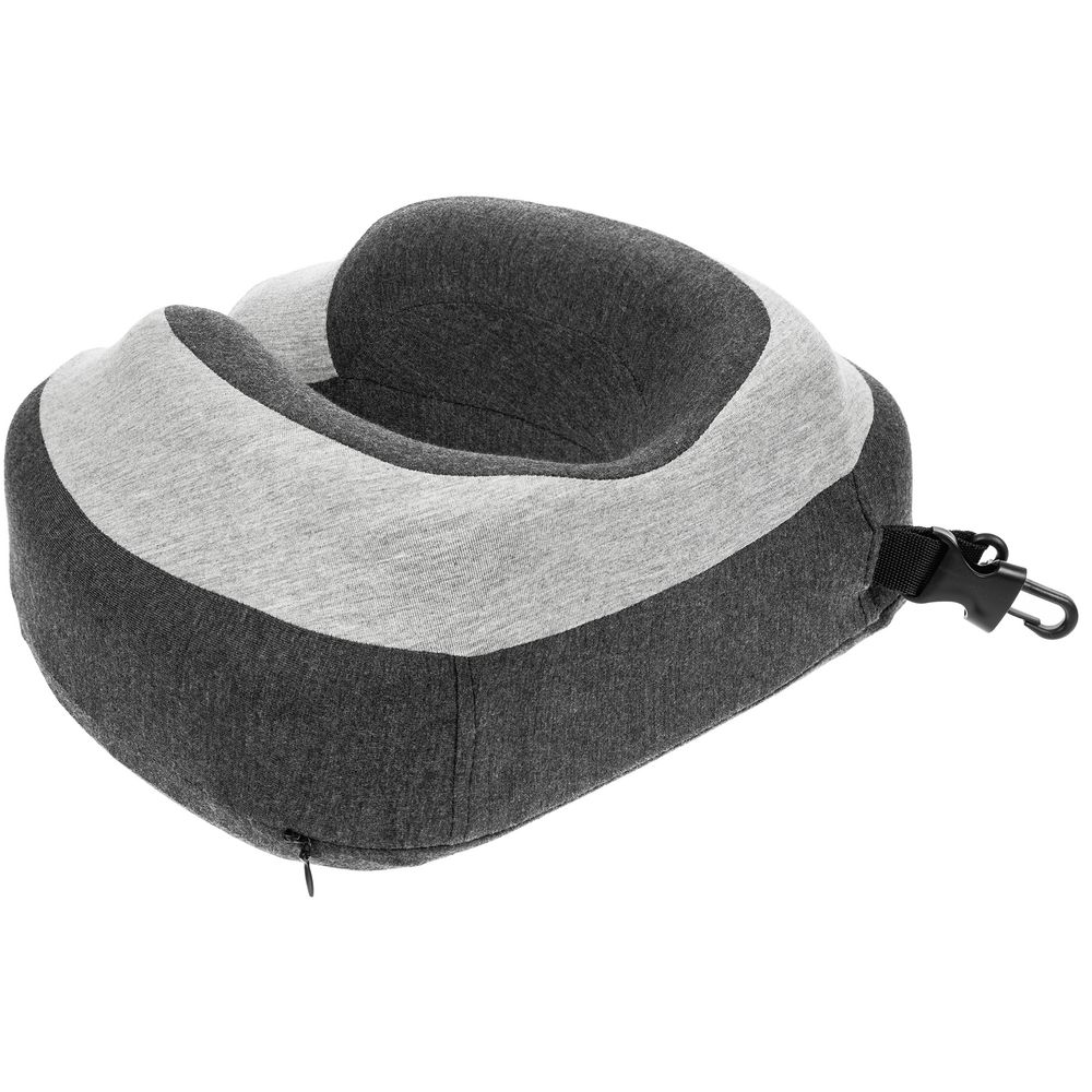 Дорожная подушка Piligrim, серая (Изображение 3)