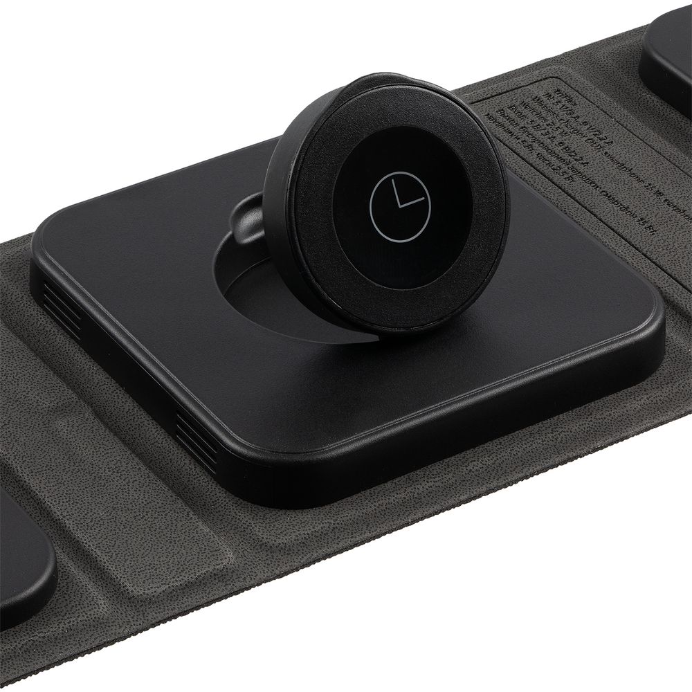 Складная станция беспроводной зарядки triFlex, черная (Изображение 5)