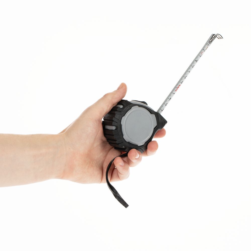 Рулетка Mittari с магнитным наконечником, 5 м, серая (Изображение 6)