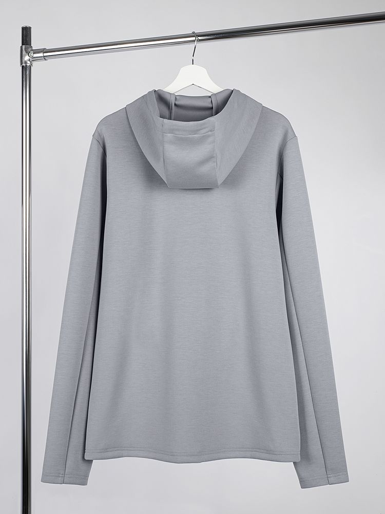 Худи унисекс Begi, серое, размер XS (Изображение 2)