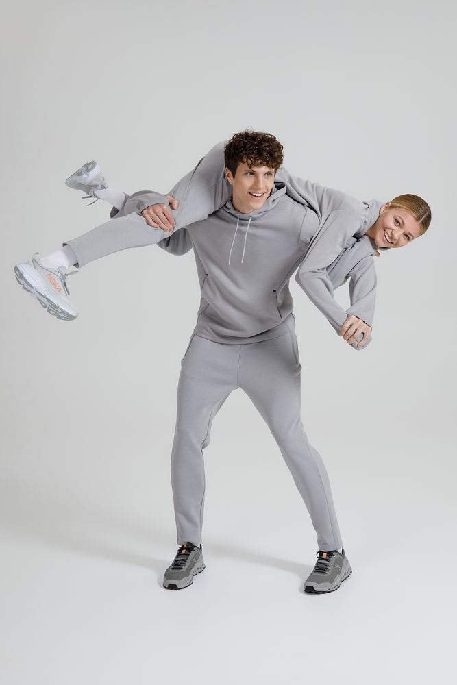 Худи унисекс Begi, серое, размер S (Изображение 15)