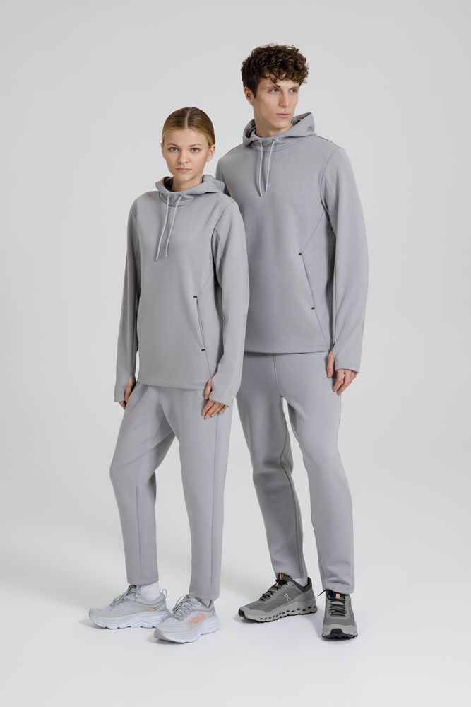 Худи унисекс Begi, серое, размер M (Изображение 14)