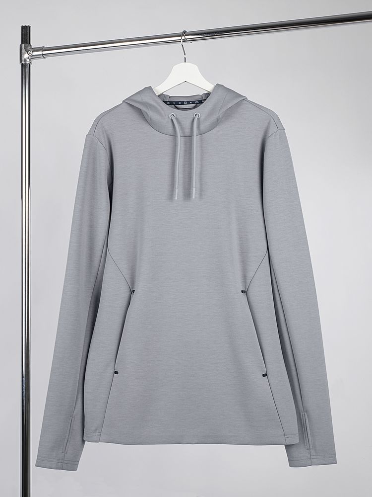 Худи унисекс Begi, серое, размер XL (Изображение 1)