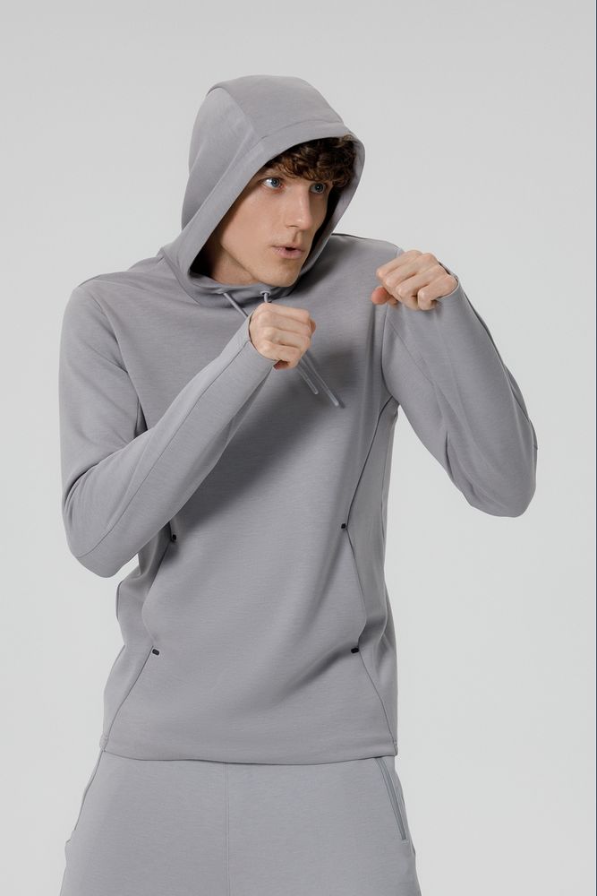 Худи унисекс Begi, серое, размер XL (Изображение 13)