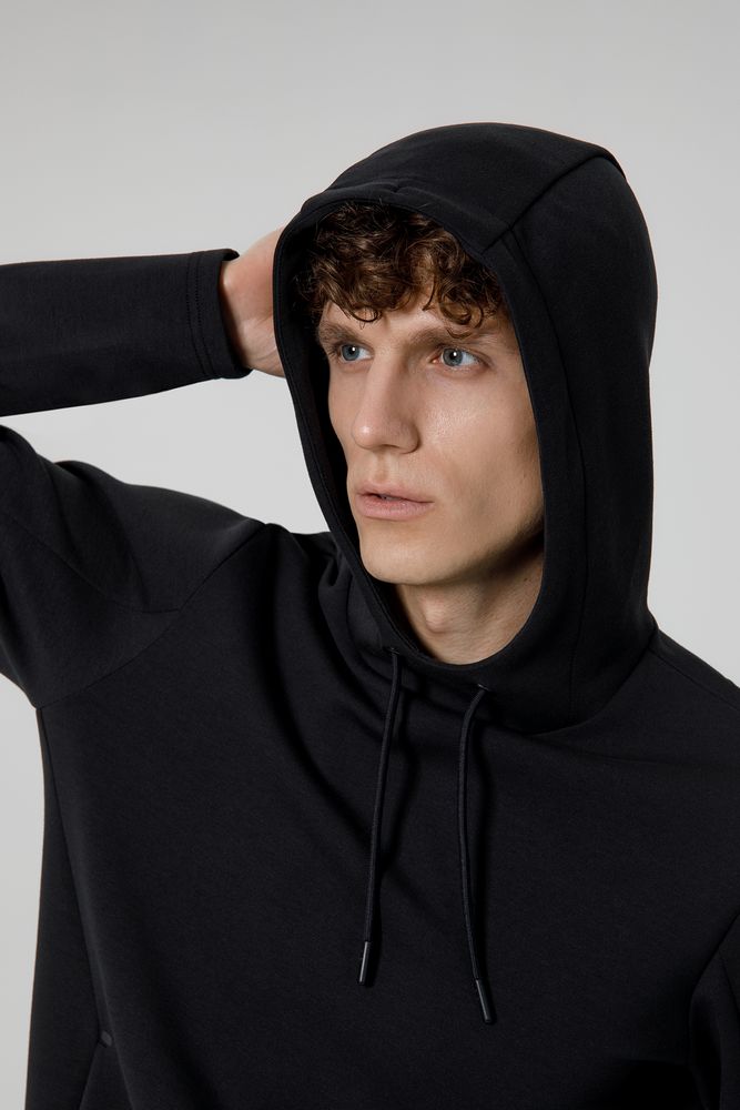 Худи унисекс Begi, черное, размер L (Изображение 8)