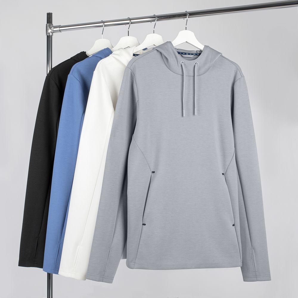 Худи унисекс Begi, синее, размер XS (Изображение 3)