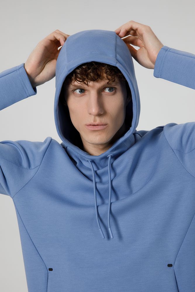 Худи унисекс Begi, синее, размер M (Изображение 9)