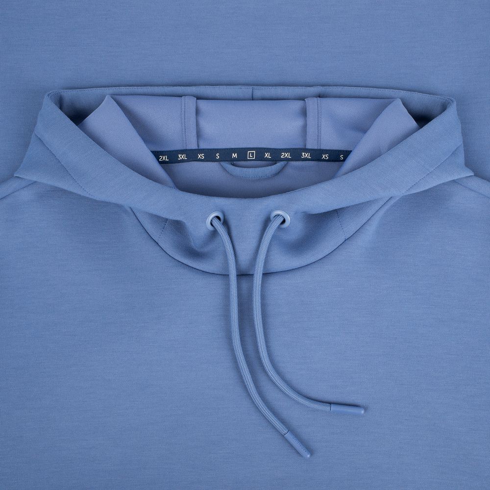 Худи унисекс Begi, синее, размер L (Изображение 4)