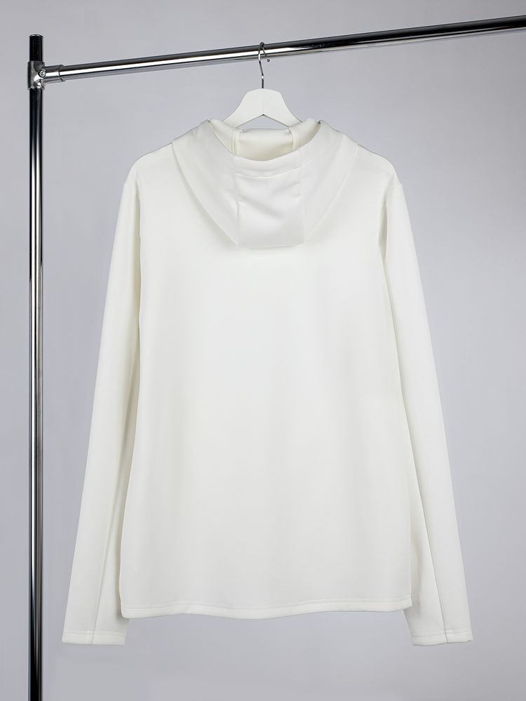 Худи унисекс Begi, молочно-белое, размер XS (Изображение 2)