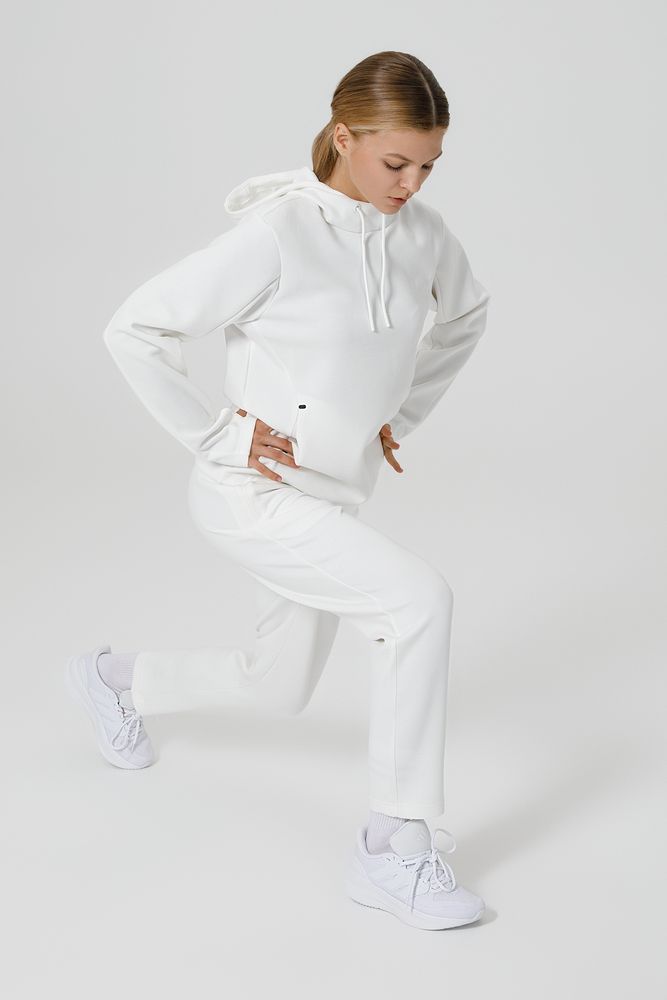 Худи унисекс Begi, молочно-белое, размер L (Изображение 11)