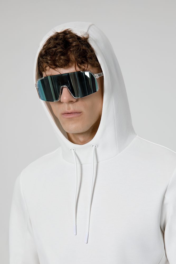 Худи унисекс Begi, молочно-белое, размер XXL (Изображение 8)