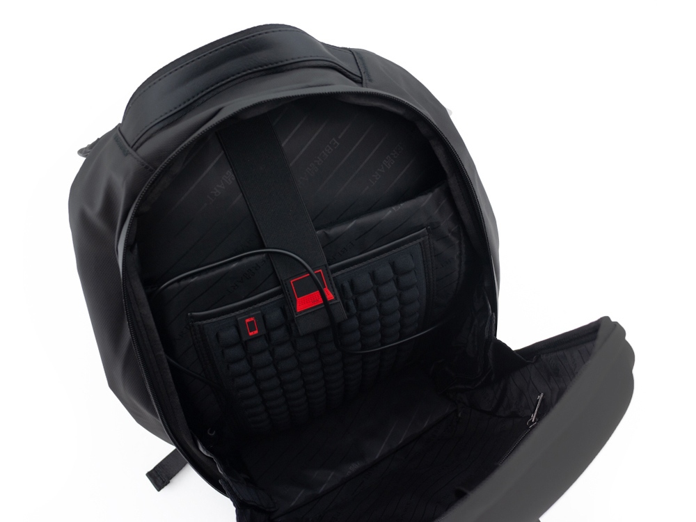 Рюкзак Eberhart Legacy черный USB полиэстер E11-009-016 (Изображение 3)