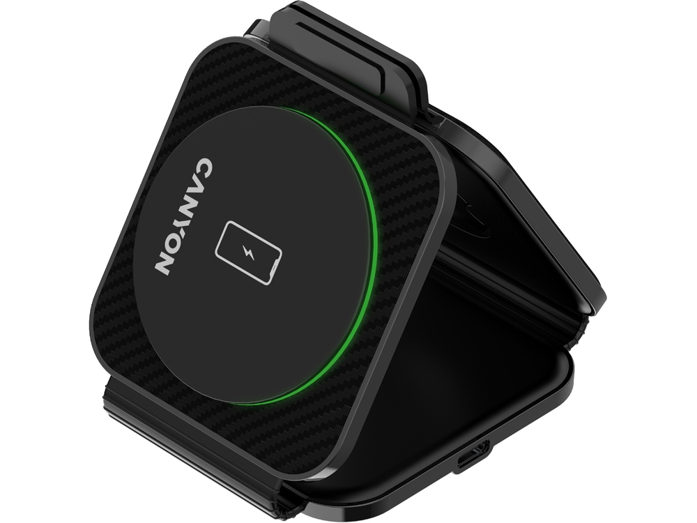 Беспроводное зарядное устройство 3 в 1 Canyon WS-305 (cns-wcs305), 15 Вт (Изображение 4)