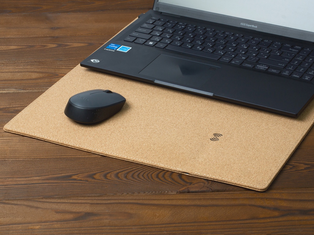 Пробковый коврик для мыши с беспроводной зарядкой Querсus (P) (Изображение 14)