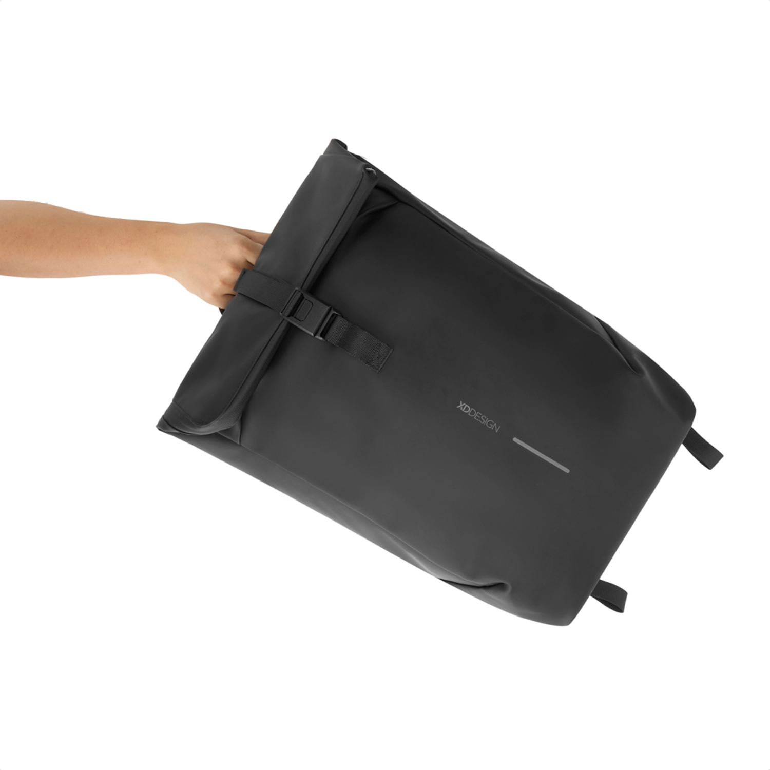 Антикражный водонепроницаемый рюкзак Urban Flap-Top, черный (Изображение 29)