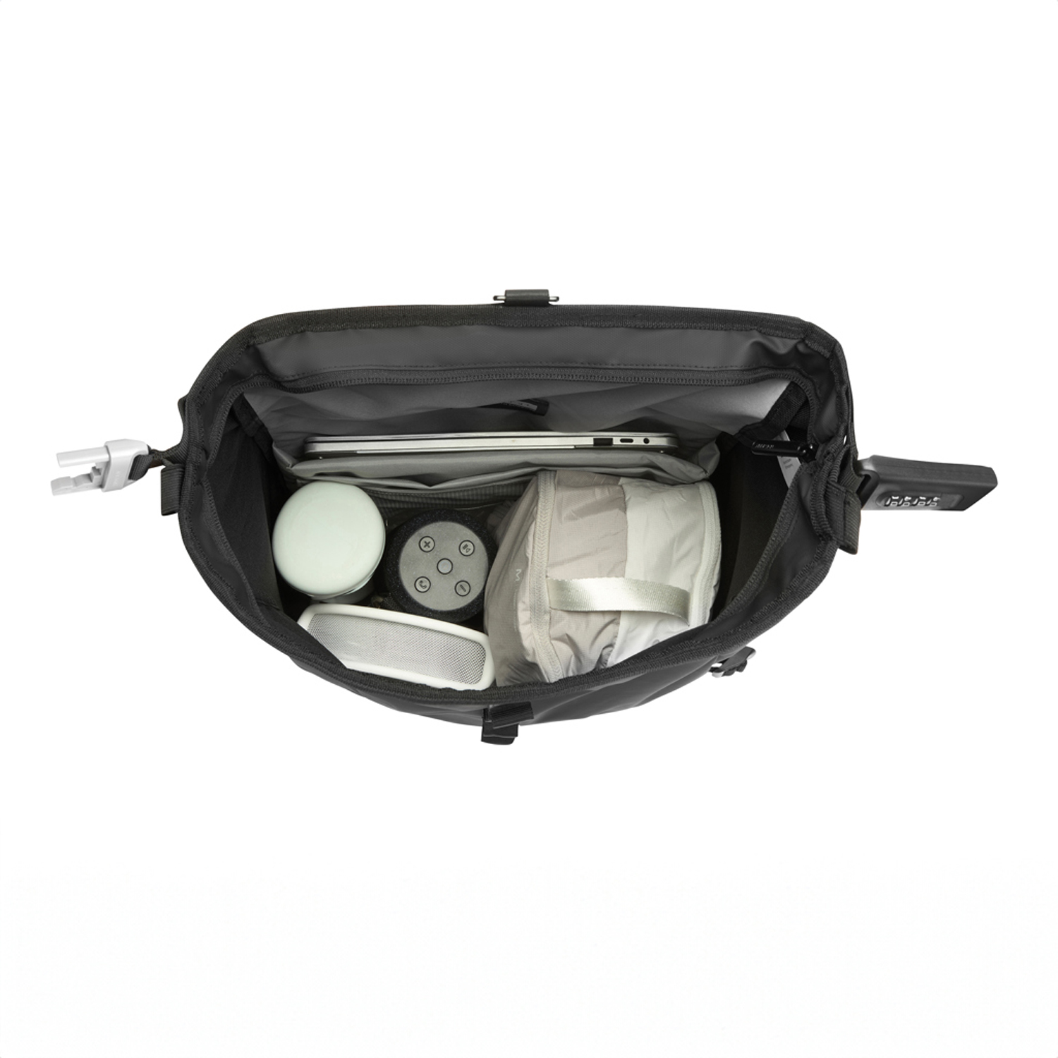 Антикражный рюкзак Urban Roll-top, черный (Изображение 11)