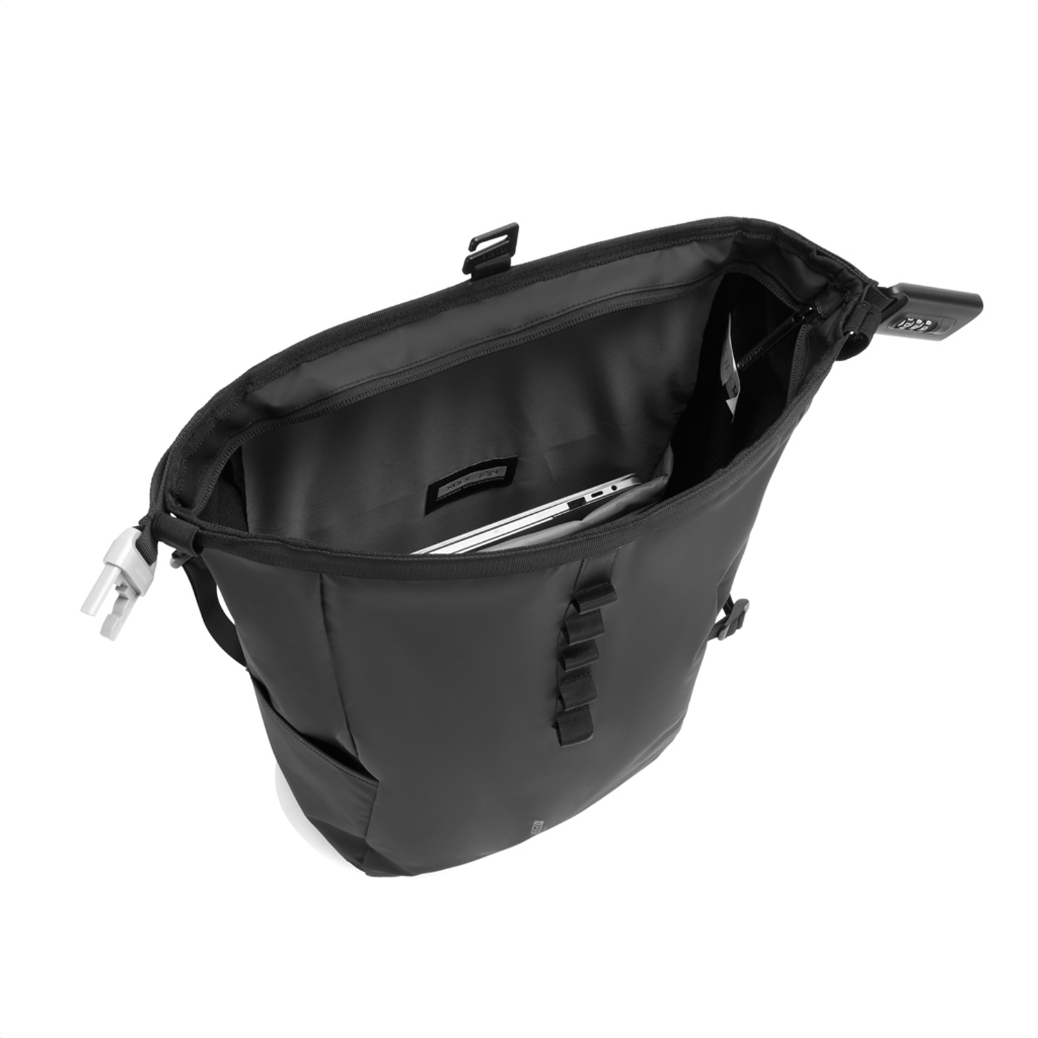 Антикражный рюкзак Urban Roll-top, черный (Изображение 12)