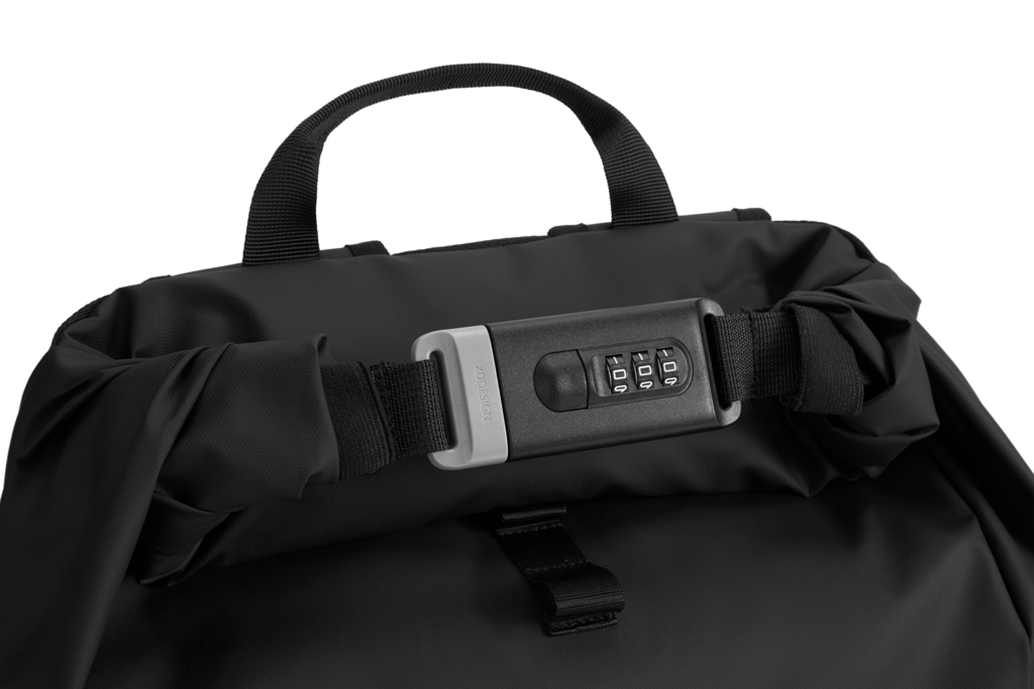 Антикражный рюкзак Urban Roll-top, черный (Изображение 15)