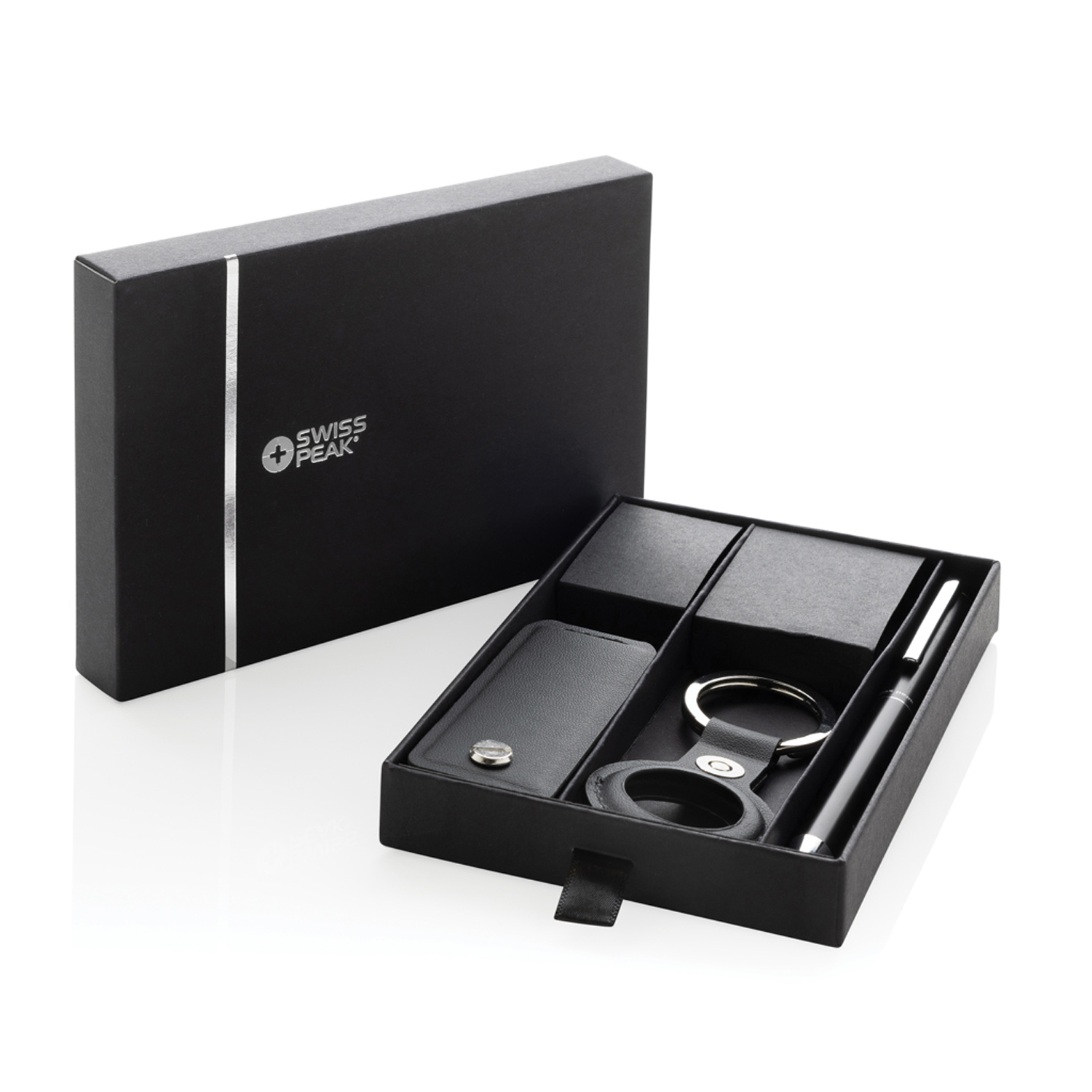 Чехол для ключей с ручкой в комплекте Swiss Peak Tula из переработанного полиуретана RCS (Изображение 3)