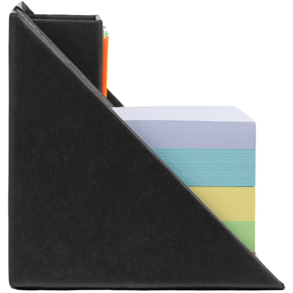 Настольный набор со стикерами Mnemonic ver.2, черный (Изображение 3)