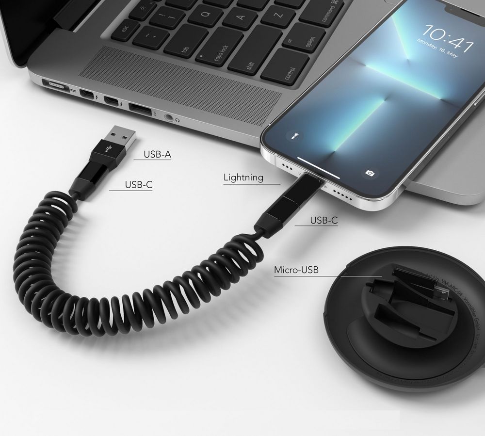 Кабель Vonmahlen Allroundo Еco для быстрой зарядки (Изображение 5)